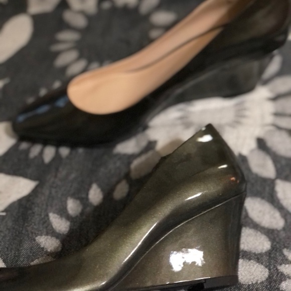 Nine West Grey Wedge Heels - Picture 4 of 6